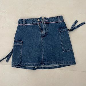 XS Tiger Mist Denim Skirt